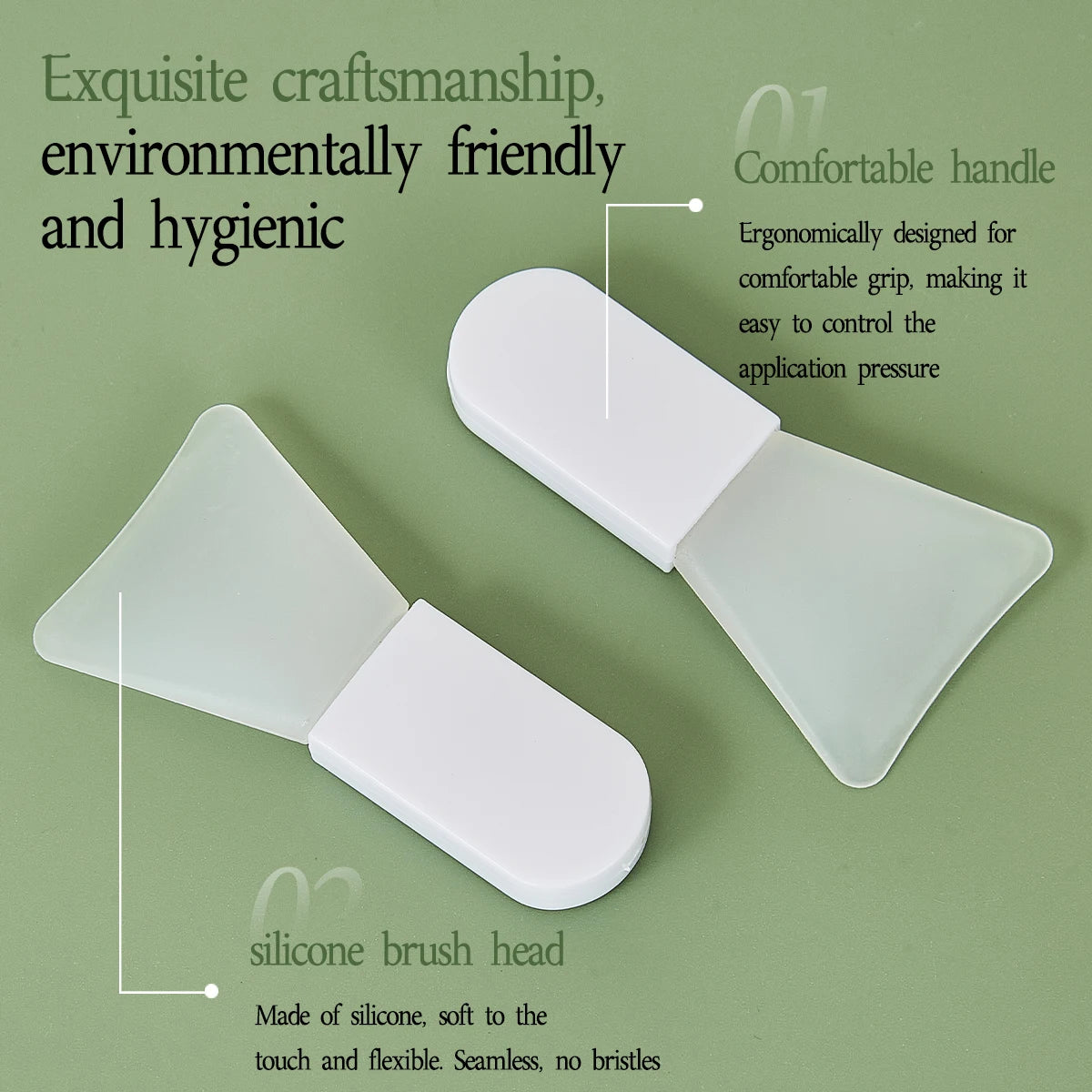 Silicone Mask Brush Soft-tipped Brush Silky Smooth Application Dedicated Makeup Brush Beauty Tool Quake