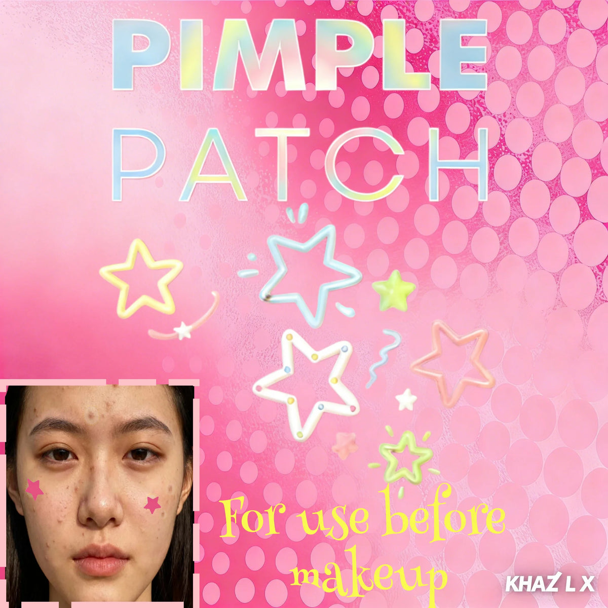 280/1680 Pieces Star-Shaped High-Cost-Performance Acne Patches for Refined Girls, Daily Beauty Invisible Concealer Acne Patches. Quake