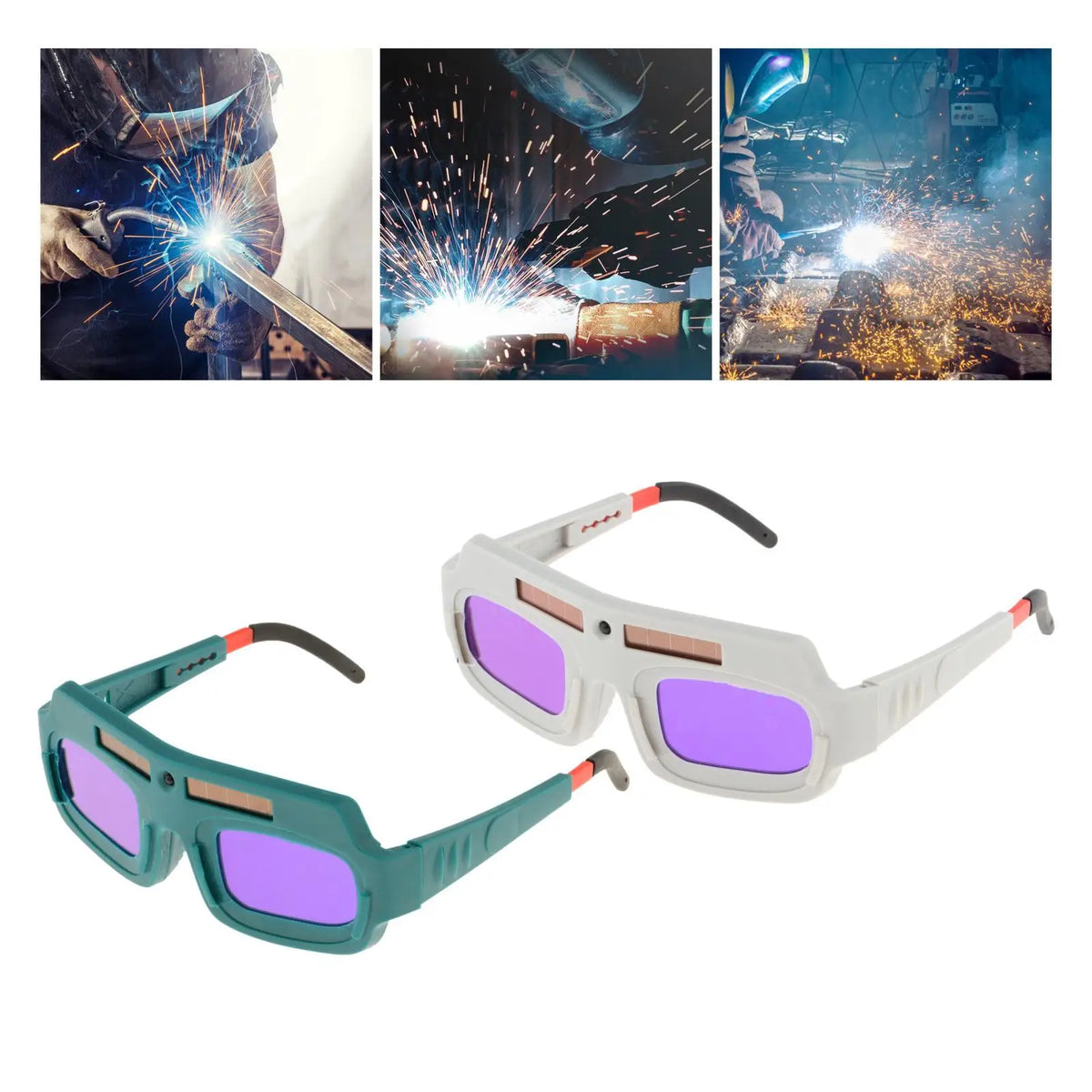 Eyes Goggles Non Slip Automatic Dimming Safety Protective for Field Inspections Quake