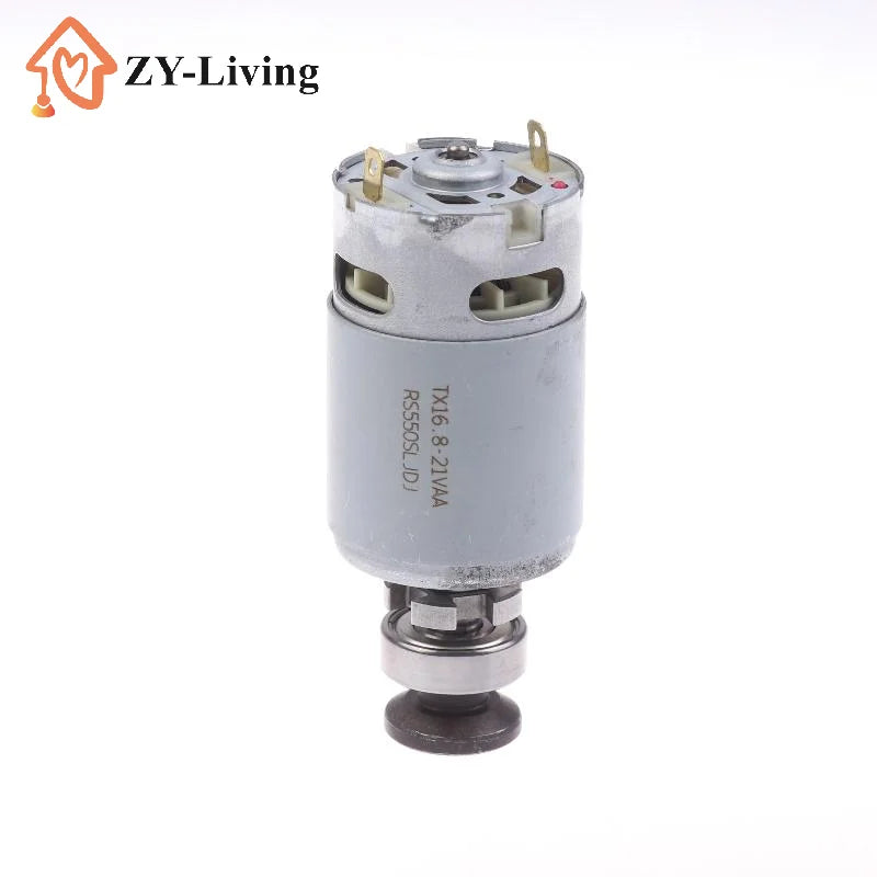1Pcs Mini 550 DC ELectric Motor 16.8V/18V/21V Universal Angle Grinder Micro Motor Screwdriver Drill Motor Quake
