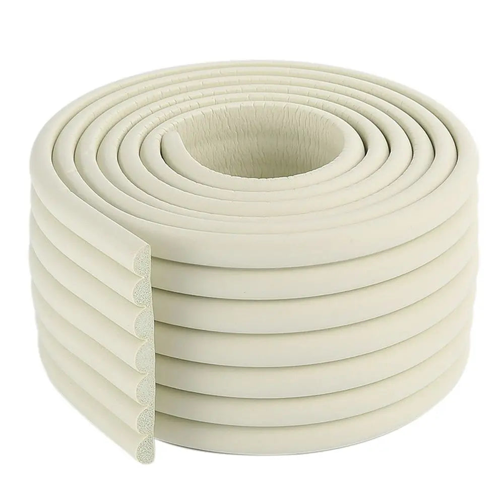 16 Colors Home Foam Bumper Furniture Children Protection Safety Desk Corner Protector Table Edge Guard Strip Quake White