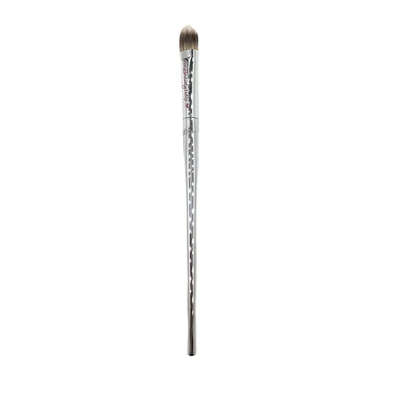 IT212 Beauty Cosmetic Brush Silver Chromed Handle Professional Concealer Brushes Eyeshadow Brush Makeup Pen Tool Quake Default Title