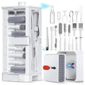 20/32-in-1 Multi-Functional Deep Cleaning Kit for iPhone Ports, AirPods, Keyboard, and Keycap Removal - Precision Tools Quake 32in1 White