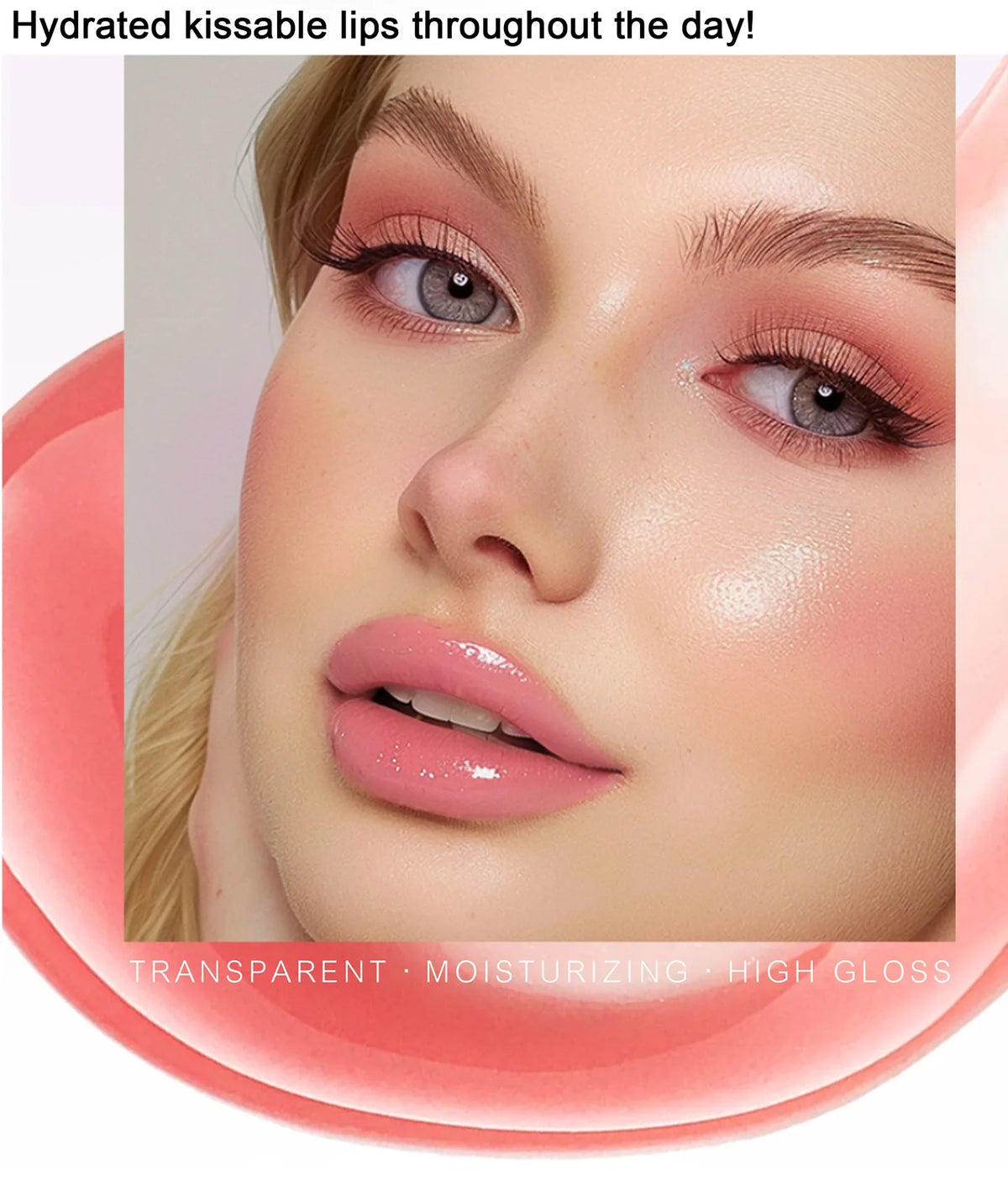 LEAF P0EM Butter Lip Glaze - Tinted Shiny Lip Lacquer Oil Lip Oil Hydrating Non-Sticky Lip Care for Women Easter Bunny Gift Quake
