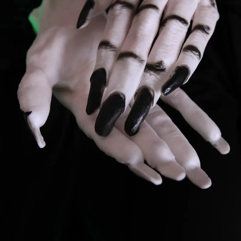 Halloween Horror Female Ghost Gloves Party Dress Up Props Makeup Ball Supplies Suitable for Haunted Houses Quake