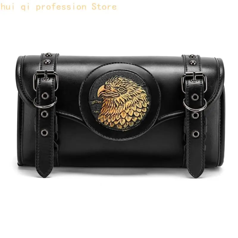 Motorcycle Tool Bag Waterproof PU Leather Universal Saddlebag Front Fork Bag H8WE Quake China Mainland