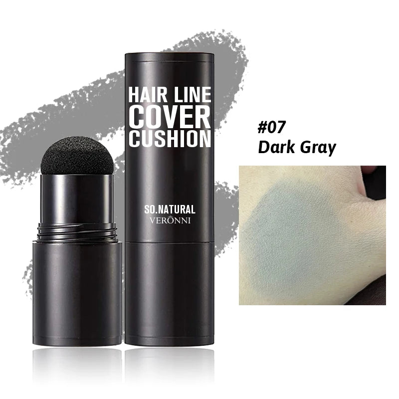 Instant Hairline Powder, Fast Covering Hair Root Concealer, Eyebrow and Beard Lines, and Long-lasting Wind and Sweat Resistant Quake 07