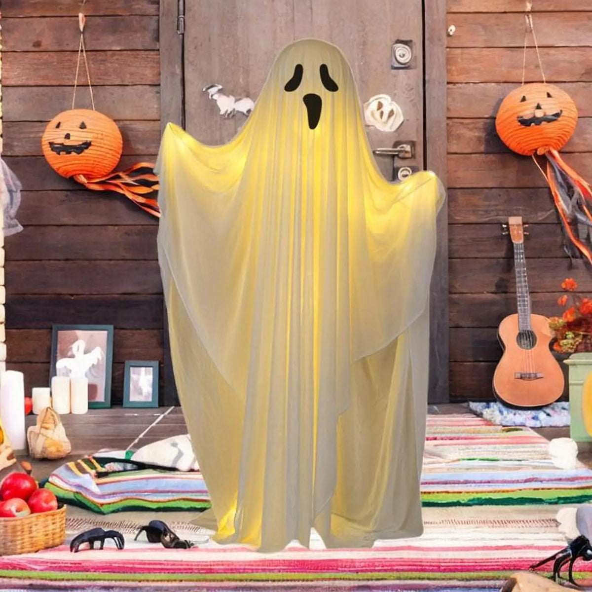 Halloween Decorations Outdoor Theme Park Layout Indoor Ornament with String Light Party Decoration for Porch Yard Garden Home Quake