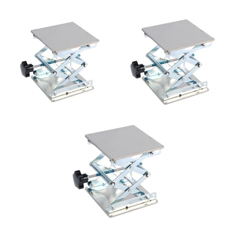 Stainless Steel Laboratory Table Manual Lift Platform Lift Table With Manual Screw Adjustment For Precises Height Control K1KF Quake