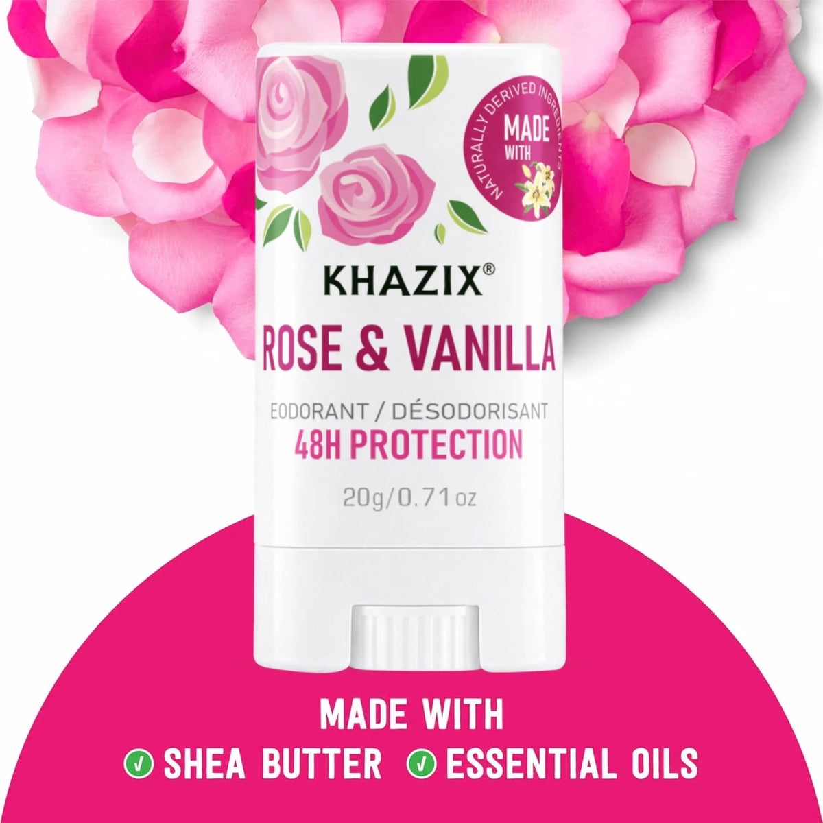 Underarm Deodorant Stick|Dual-Active Odor Fighting Formula|Shea Butter & Essential Oils Infused|Gentle Long-Lasting Freshness. Quake 1-pcs