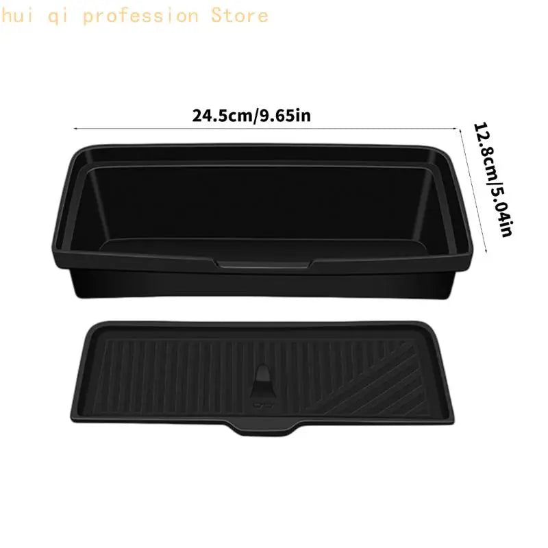 Cushioned Center Console Glasses Tray Siliocne Insert for Clean Cabin Storage H8WE Quake