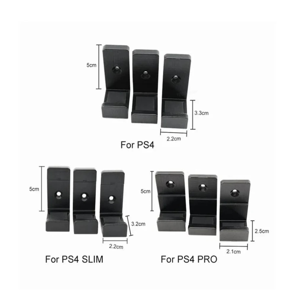 Wall Mount for PS4 SLIM PRO, Near or Behind TV, Space Saving,Customized to Perfectly Fit PS4 SLIM PRO Quake
