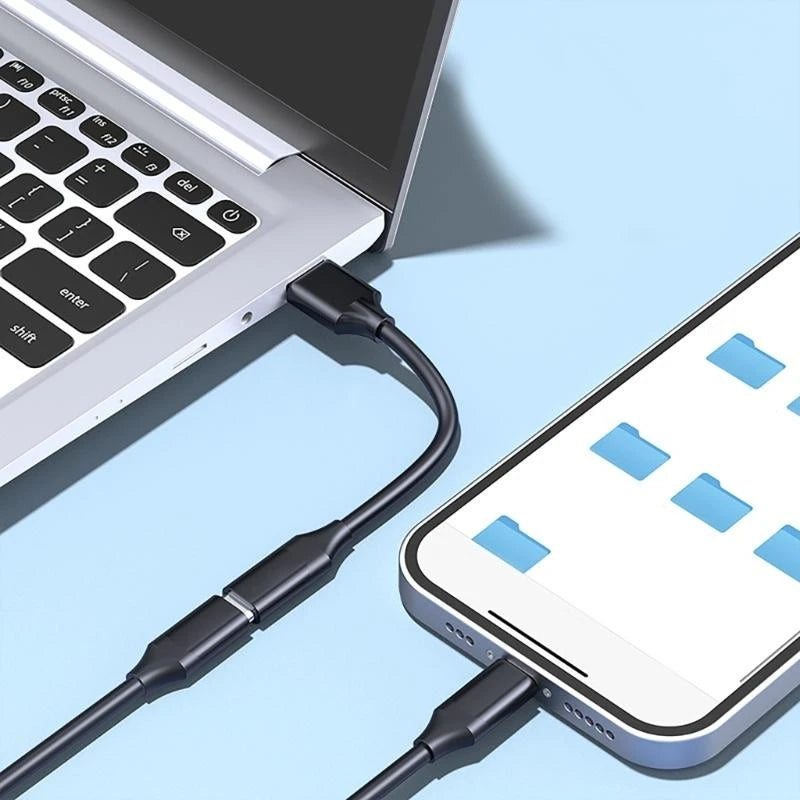 USB 3.2 Male To Type C Female Adapter Cord Fast Speed 10Gbps Data Sync And Charging For Devices With USB A Port K1KF Quake