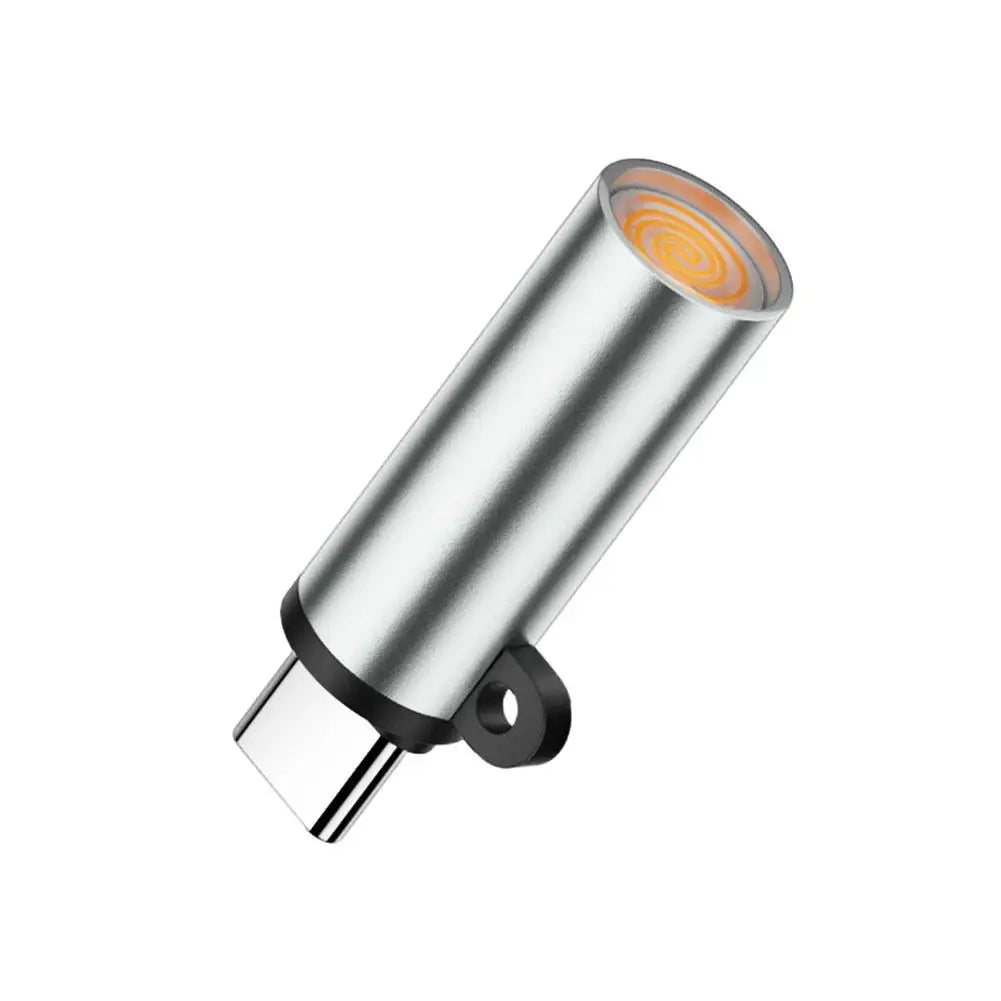 Type-C Mini Windproof Heating Wire Electronic Matchless Lighter Portable Outdoor Small Flame Starter Quake silvery2