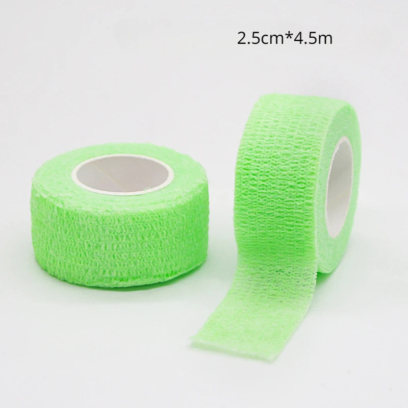1 Pc Self Adhesive Elastic Bandage Protection Finger for Writing First Aid Kit Colorful Tape New Tattoo Accessories 2.5cm X 4.5m Quake NO.16