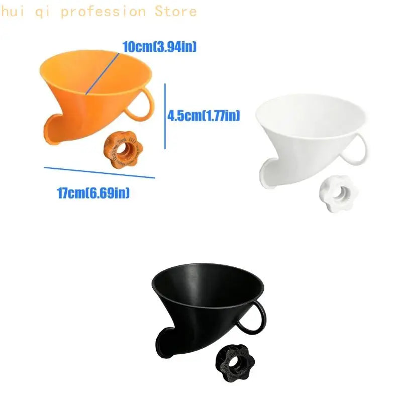 Wide Mouth Water Refill Funnel with Adapter Simple Installs for Trailers H8WE Quake