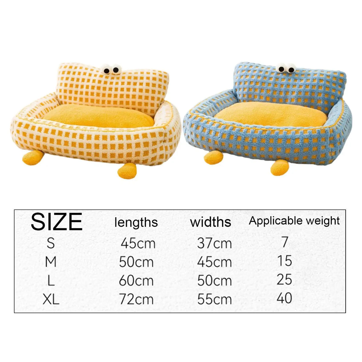 Pet Sofa Home Decor Resting Warm Comfortable Non Slip Bottom Pet House Dog Sofa Nest Cat Couch Bed for Room Home Dogs Pet Cats Quake