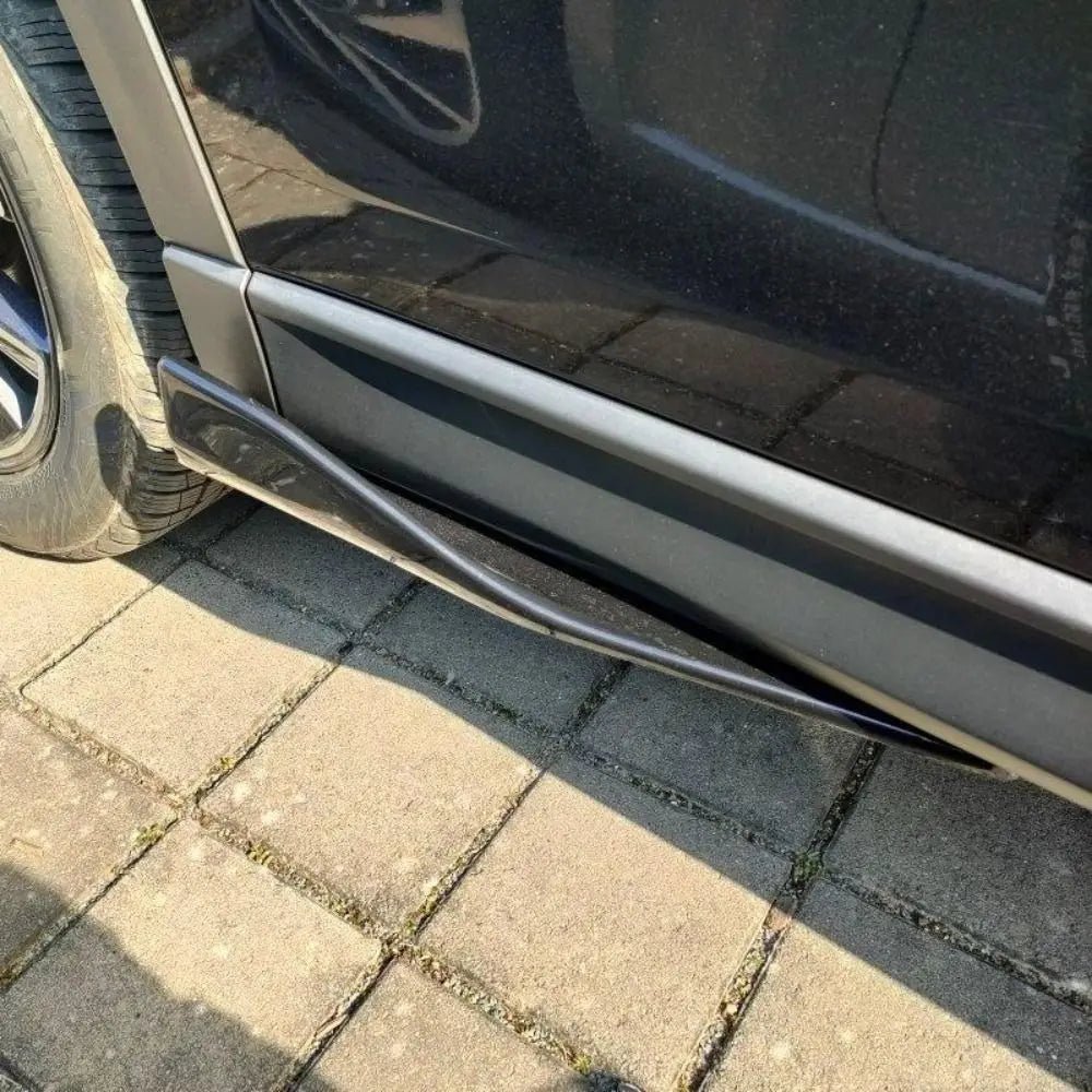 Spoiler Splitter Car Bumper Spoiler Rear Lip Diffuser Carbon fibre Car Corner Bumper Guards ABS Extensions Scratch Protector Car Quake
