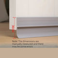 1PC Under Door Draft Stopper Sound Insulation Seal Strip Block Air Leakage Door Gap Baffle for Bedroom Door Bottom Wind Proof Quake Gray 1mX36mm