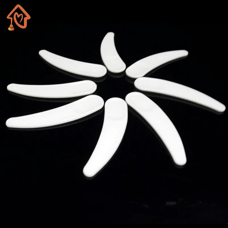 10Pcs Mini Cosmetic Spatula Spoon Disposable Curved Scoop Makeup Mask Cream Spoon For Make Up Face Accessories Quake