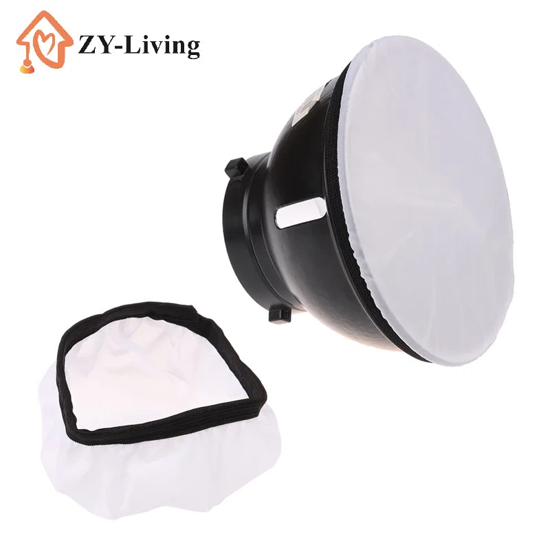 1Pcs Photography Light Soft Diffuser Cloth for 18CM Standard Studio Strobe Reflector Quake