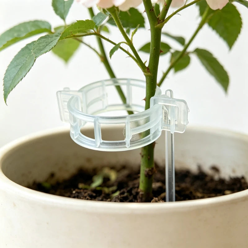 Plant Fixing Clips Vine Fastener Seedling Support Clamp Fruit Vegetable Vines Trellis Holder Gardening Seedling Hanging Clip Quake