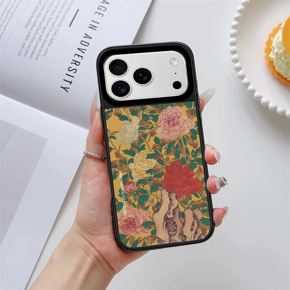 6090487 Mirror Surface Magnetic Phone Case Cover for IPhone 13 14 15 16 17 18 Pro Max Case Quake