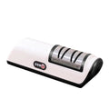 Electric Knife Sharpener Quick Sharpening Tool Rechargeable Non Slip Pad Portable Kitchen Blade Sharpener Quake Black L