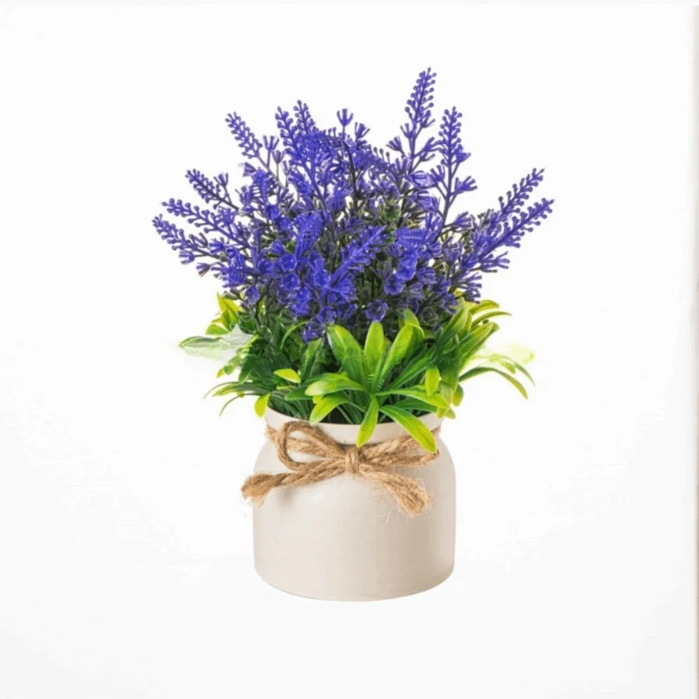 Mini Fake Potted Flowers Evergreen Bonsai Artificial Flower Bonsai Fake Plant Table Decor Potted Ornaments Desktop Decoration Quake A