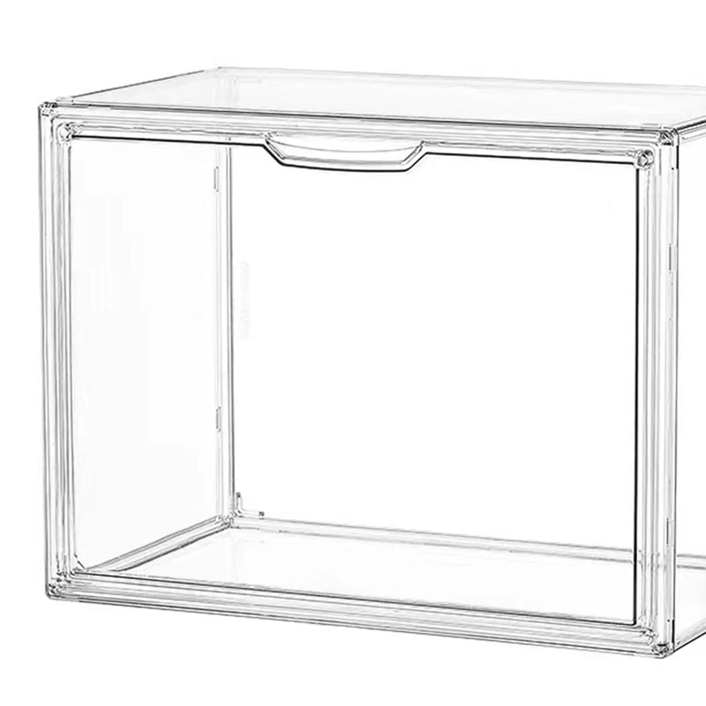 Storage Bin Organizer Versatile Gifts See through Organizing Solution with Lids Quake