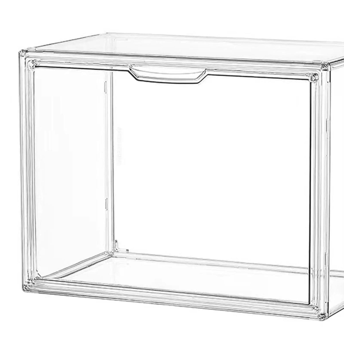 Storage Bin Organizer Versatile Gifts See through Organizing Solution with Lids Quake