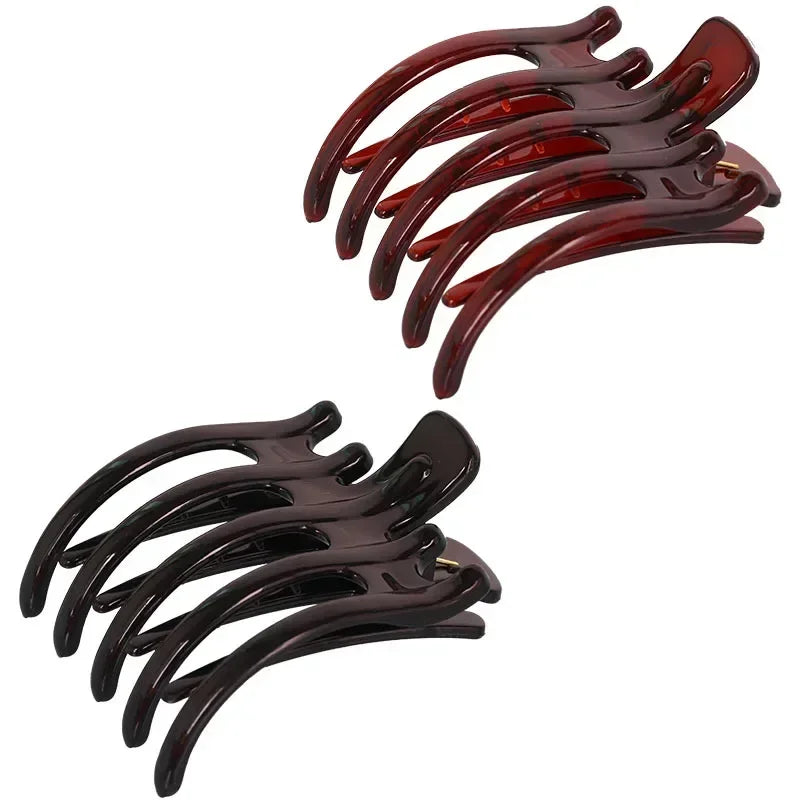 Korean Acrylic Big Size Hair Claws Elegant Frosted Hair Clips Hairpins Barrette Headwear for Women Girl Hair Styling Accessories Quake