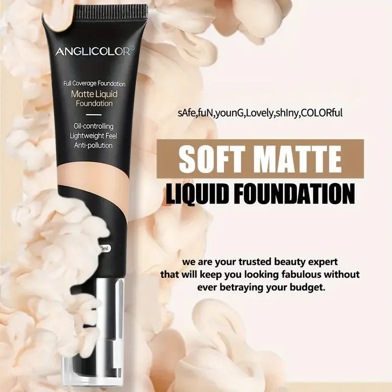 5 Colors Long-Lasting Liquid Concealer for Face and Eyes Concealer for Freckles,Acne Marks,Dark Circles,Moisturizing Foundation Quake