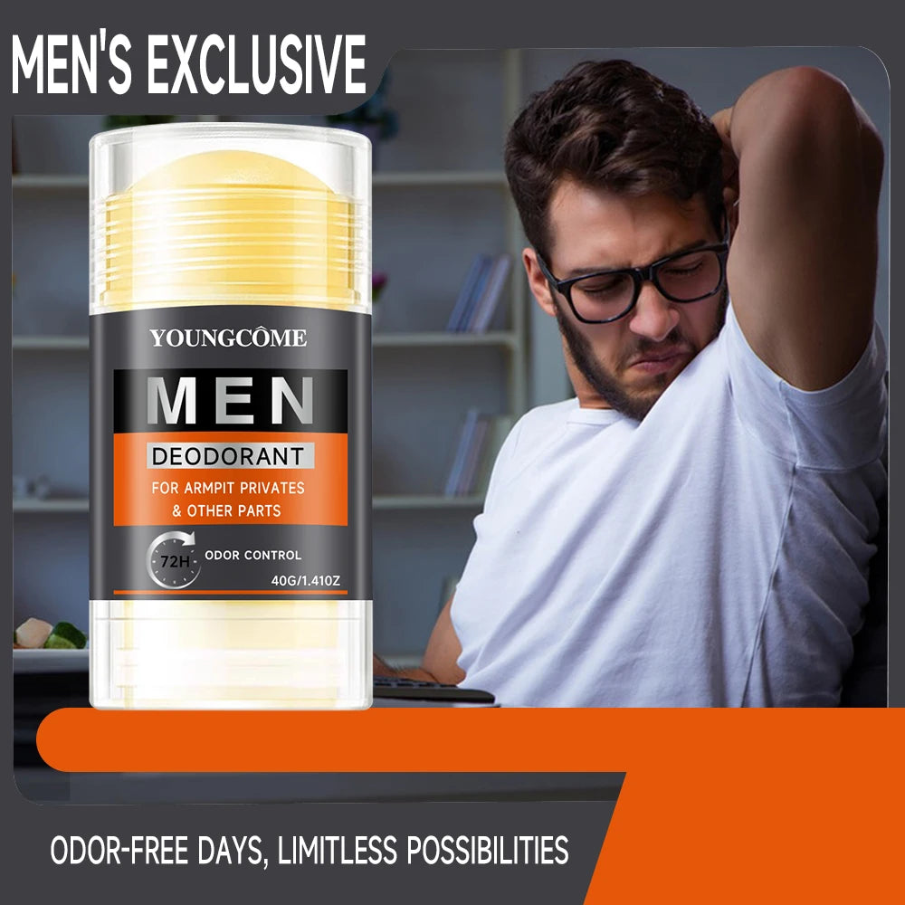 Men Odor Remove Cream Underarm Bad Smell Sweating Removal Armpit Refreshing Antiperspirant Lasting Aroma Deodorant Body Care Quake