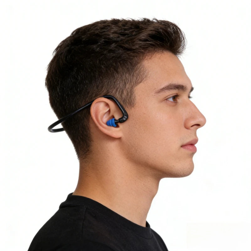 1PC Soft Silicone Head-mounted Earplugs Noise Reduction Ear Plugs for Sleeping & Working Anti-Noise Earmuff Hearing Protector Quake