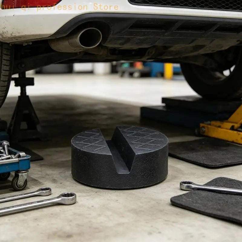 Thick Rubber Jacks Support Pad Lifting Base for Increased Ground Clearance in Vehicle Repair Workshops H8WE Quake