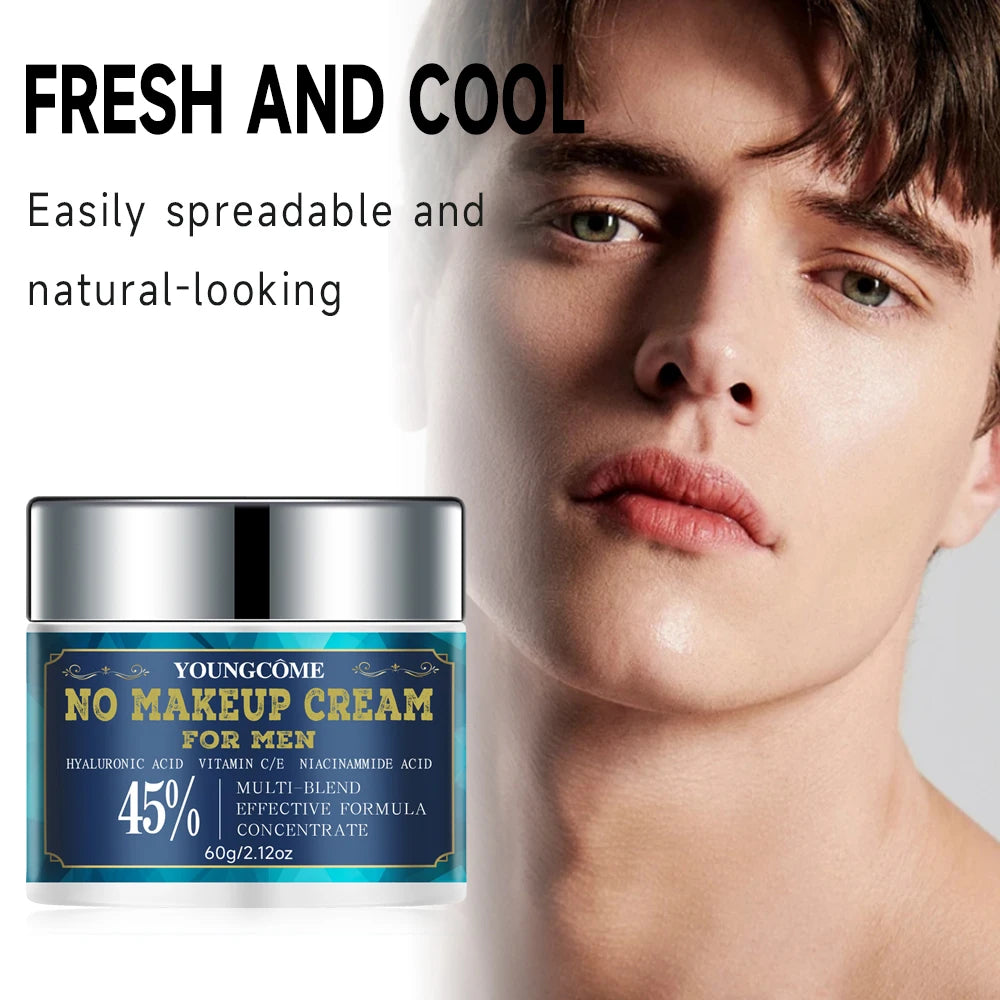Man a moisturizing face lighting cream that hides pores and fine wrinkles Anti Aging Firming Lifting Fade Fine Lines Whitening Quake