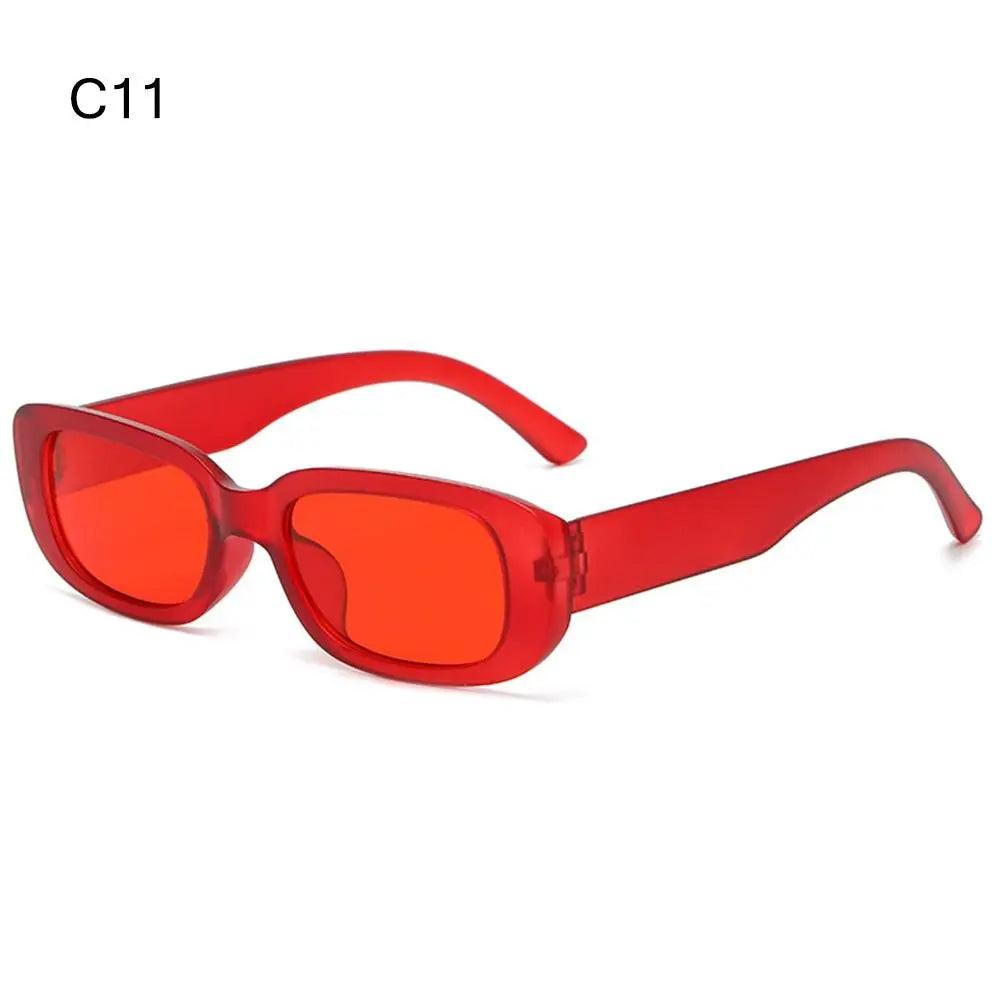 Y2K Rectangle Sunglasses UV400 Candy Colors – Women & Men