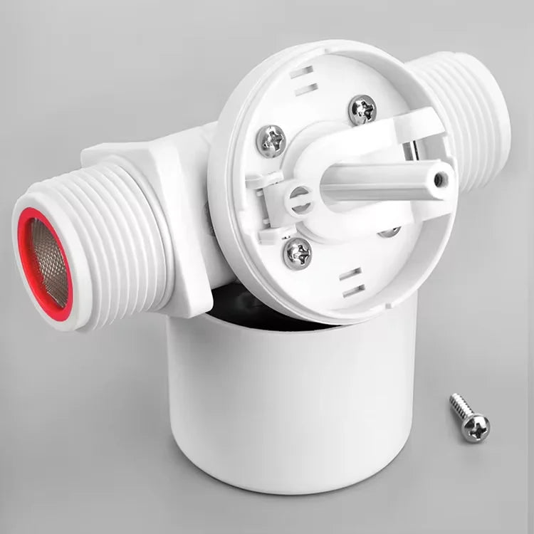 ABS Plastic Floating Ball Valves Easy Installation Automatic Replenishing Water Level Control Valve Quake