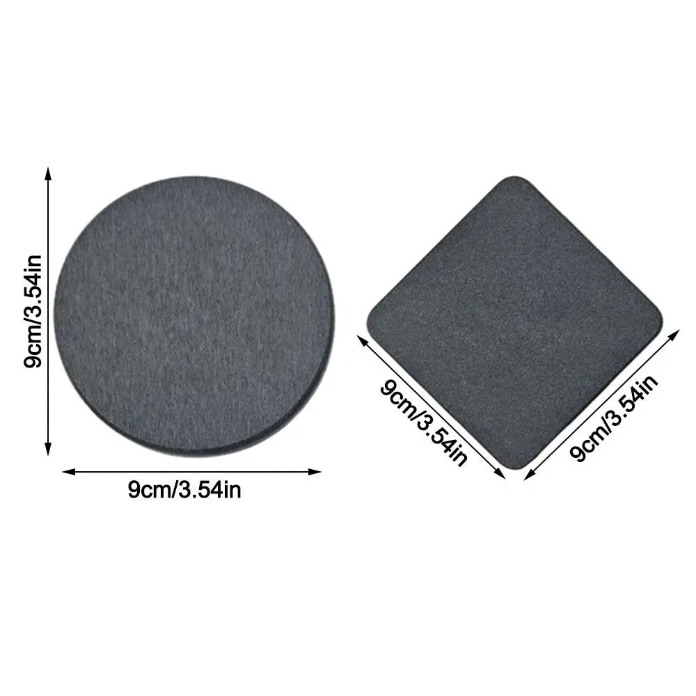 New Quick Drying Diatomite Coaster Thickened Non-slip Heat Resistant Mat Dampproof Heat Resistant Cup Pads Placemats Bathroom Quake
