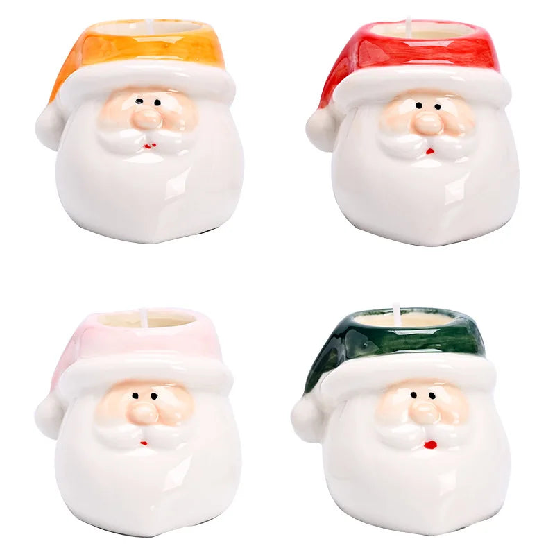 Household Creative American Style Personalized Santa Claus Candle Cup Empty Cup Ceramic Cup Gift Quake