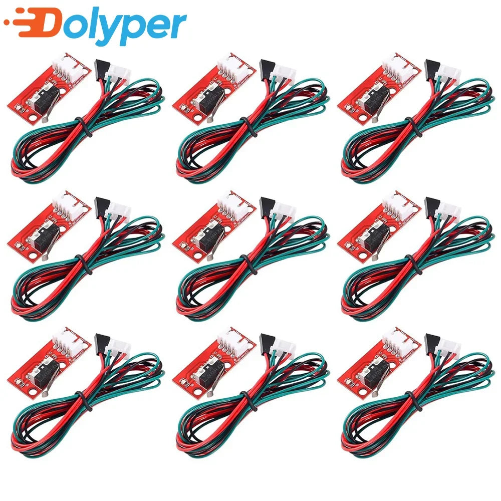 3/6/9PCS Mechanical Endstop Limit Switch Touch Switch Module with Cable 3D Printer Parts RAMPS 1.4 Mega2560 Control Board Quake 6pcs