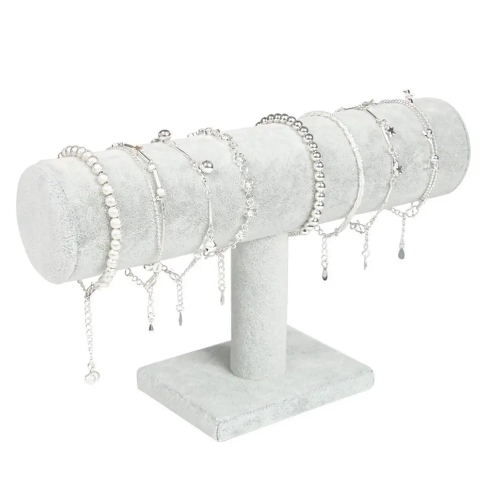 Velvet Upright Hair Ring Storage Shelf Bracelet Display Rack Jewelry Stand Watch Holder Jewelry Organizer Quake 05