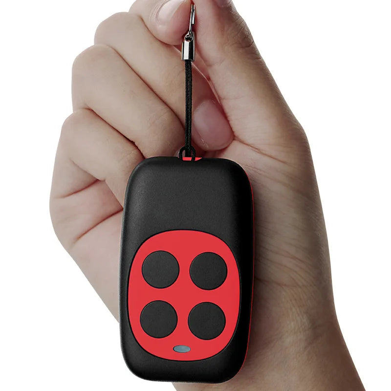 433Mhz 4 Keys Colorful Remote Control RF Wireless Copy Code Remote Electric Cloning Gate Garage Door Auto Keychain for Home Quake