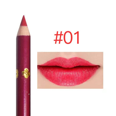 YALAIYI 12-color Lip Liner Pencil Waterproof and Colorfast for Beginners Easy To Use Lip Liner Pen Lip Liners Foggy Color Quake 1