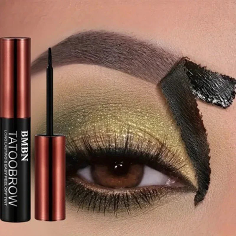 3 Colors Waterproof Tear-Off Eyebrow Gel Kit for Women Smudge-Proof Long Lasting Easy to Use Natural Look Valentine's Day Gift Quake