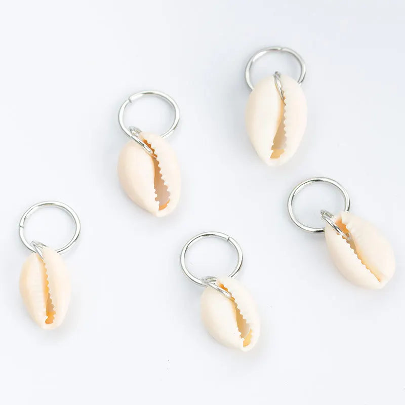 Star Dreadlock Beads Cuffs & Rings 5-Pack | Braid Hair Jewelry