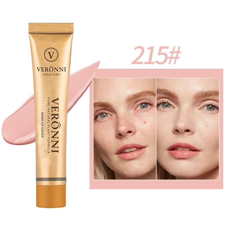 Long-lasting waterproof and sweatproof concealer with natural nude Maquiagem Liquid Concealer Beauty Face Cosmetics Makeup Base Quake 215