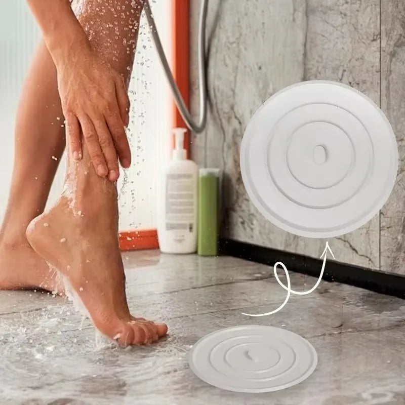 11cm Large Rubber Bathtub Stopper Leakage-proof Drain Cover Kitchen Sink Hair Stopper Tub Flat Plug Stopper Bathroom Accessories Quake