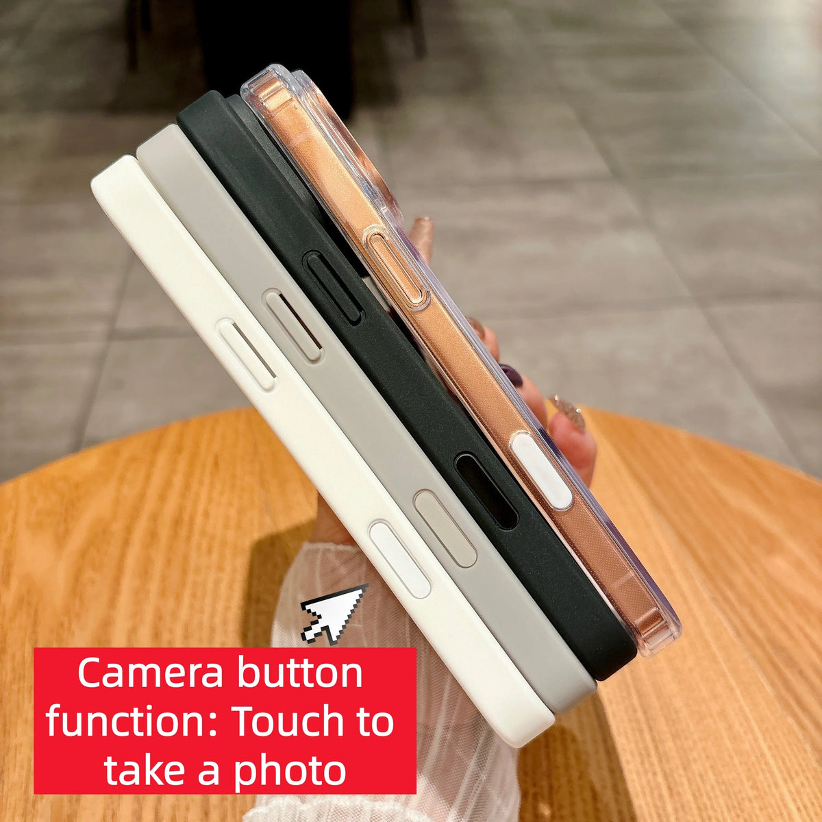 With Camera Touch Button Magnetic Clear Case For iPhone 17 Pro Max / Pro /Air MagSafe Compatible Hard PC Protective Cover Quake